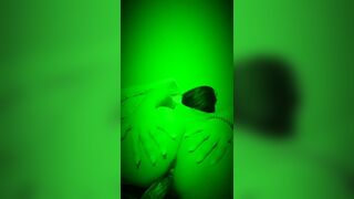 My buttocks look big, fuck me hard baby. Slow motion video. My bed is heard a lot lol - 8 image