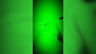 My buttocks look big, fuck me hard baby. Slow motion video. My bed is heard a lot lol - 9 image