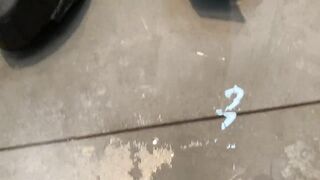 Black and White Fetish Pissing, Masturbation and Facial - 14 image