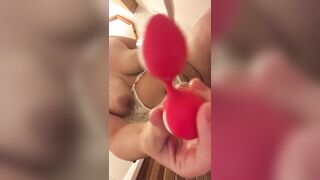 MILF siya naghimo sa iyang kaugalingon cum sa usa ka dako nga squirt - 11 image