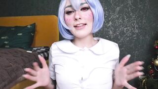 Rei Ayanami found her Christmas gift under c Christmas tree - Cosplay Bad dragon Spooky Boogie - 2 image