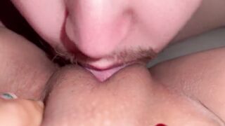 She squirts three times after I eat and finger her pussy