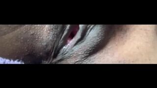 Ebony close up masturbation - 1 image