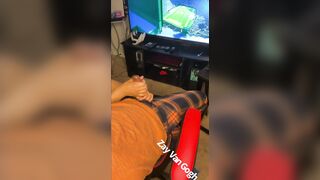 Milf loves to distract me while I play video game  - 6 image