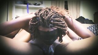 Beautiful sexy ebony suck and take bbc - 3 image