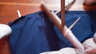 Broken chair leg #13- Masterbating on my period, up close and legs view - 11 image