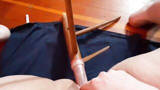 Broken chair leg #13- Masterbating on my period, up close and legs view - 13 image