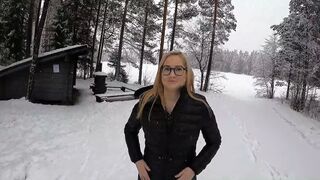 Beauty in the mid of the snow storm - 1 image