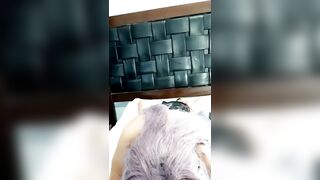 Sexy bunny in leather bouncing up and down - 14 image