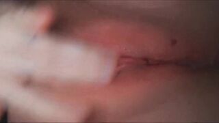Up close creamy orgasm pussy contractions and squirting - 12 image