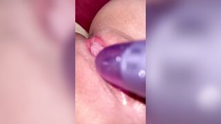 Dirty talking with my vibrator - 4 image