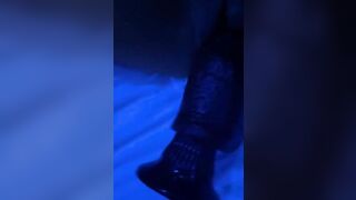 Amature fucks 8 inch dildo until she cums!!! - 14 image