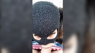 blue-eyed masquerade sucking and giving ass - 7 image