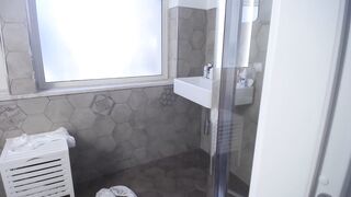 Peeping Tom - 14 squirts in shower - 11 image