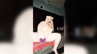 Teddy bear hoodie tease - 3 image