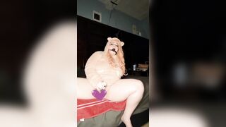 Teddy bear hoodie tease - 6 image