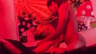 Sensual Dreadlock Black Man and Red Haired Woman Fucking Sucking Eating out Multiple Orgasms