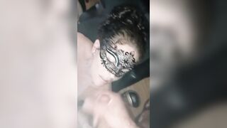 My submissive slut of a wife cums while sucking cock gets a huge facial with multiple cumshots - 13 image