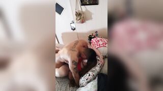 I let roommates make a video with me for Fortnite v bucks (sucking and fucking) - 10 image