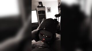 Milf Kitty getting her pussy ate out and sucks fans cock on Snapchat - 11 image