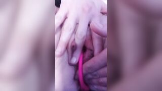 Caught Stepsis Pink Handed, She Begged for an audiance to record her WET & LUSH Afternoon Fun - 7 image