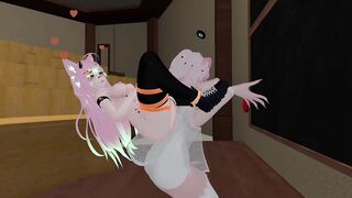 Horny Cat girl Erps and Fucks IRL - 6 image