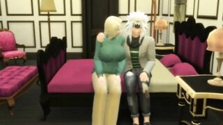 Jiraiya X Tsunade - Fan fiction en Gameplay de la ultima follada de Tsunada y Jiraiya antes de morir - 2 image