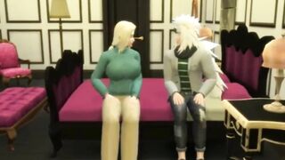 Jiraiya X Tsunade - Fan fiction en Gameplay de la ultima follada de Tsunada y Jiraiya antes de morir - 3 image