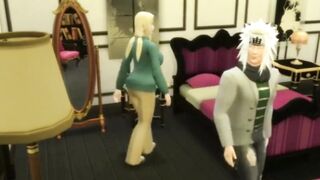 Jiraiya X Tsunade - Fan fiction en Gameplay de la ultima follada de Tsunada y Jiraiya antes de morir - 6 image
