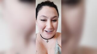 Curvy Brunette Fucks Herself to BBC Porn - 2 image