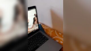 Curvy Brunette Fucks Herself to BBC Porn - 3 image