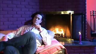 Dude licks whip cream off brunette before fucking - 1 image