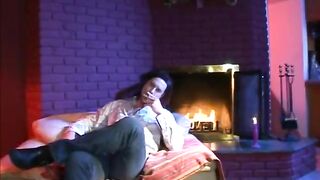 Dude licks whip cream off brunette before fucking - 2 image