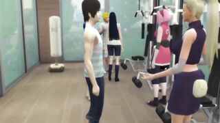 Orgia en la aldea de la hoja, Todos los ninjas han caido en un Genjutsu que los obliga a follarse