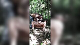 Milf BBW fucked in a park - 3 image