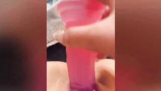Dildo fun- WET pussy  - 3 image
