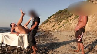 Abspritz-Party am Hotelstrand. Freie Loch-Wahl! Jeder darf ran! AO - 4 image