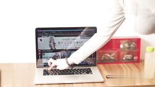 Short Skirt Horny Asian Babe Asking Cum for Big Cock - 2 image