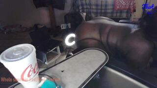 Thot in Texas - Compilation Creampies & Thick Ebony Milf with Fat Ass squirts - 14 image