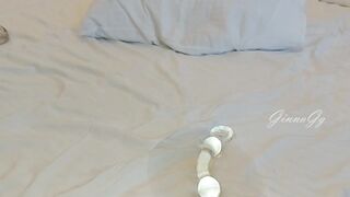 dirty talk during masturbation,dildo squirt,very hairy wet cunt. horny milf intense orgasms GinnaGg - 15 image