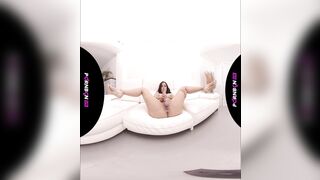 VR Canela Skin masturbating with her vibrator until she squirts and talks dirty in virtual reality - 13 image