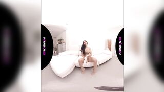 VR Canela Skin masturbating with her vibrator until she squirts and talks dirty in virtual reality - 5 image