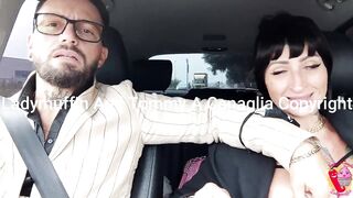 They have sex in the car