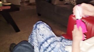 Bull's POV of Cuck Sucking before I Fuck His Wife... Brett - 2 image