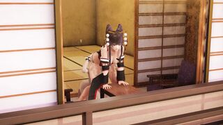 Doa Nyotengu x Chun Li StreetFighter Romance Lesbian Sex kissing cunnnilingus - 14 image