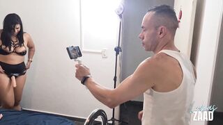 I recorded all the bitching behind the cameras - Making of the lesbo scene with Nicoly Mattos - Soraya Paulista - Fabio Lavatti - 10 image