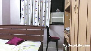 Sexy Masturbation By Amateur Pornstar From Tamil Nadu Big Ass Babe Horny Lily - 4 image