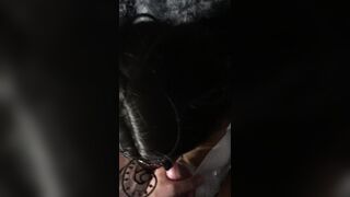 MASKED SCARLETT is a Deepthroat SQUIRTING queen! Pleasuring BIG WHITE COCK with a CUMSHOT finish! - 15 image