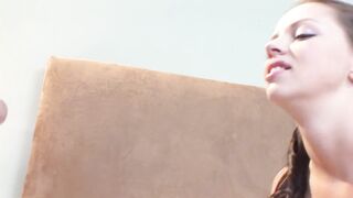 Deep Ass Fucking With Squirting Pig Tailed Blue Eyed Brunette Beauty - 3 image