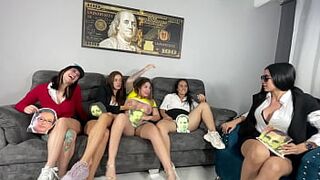 Presidential candidates in Colombia fucking in an interview to win the elections - Sara Blonde - Katty Blake - Ambar Prada - Natalia Medina - Camila Mush - Mia Montieth - 1 image